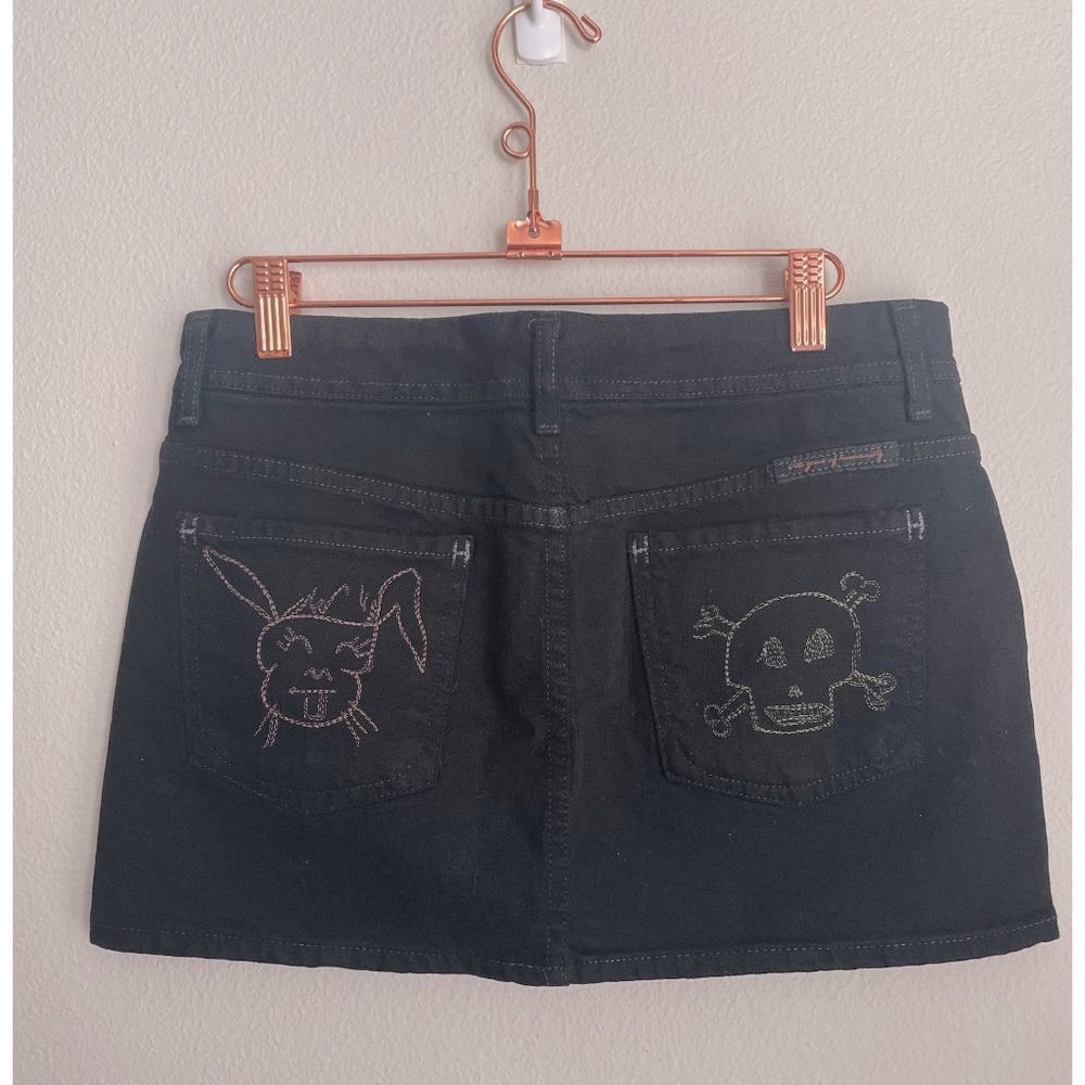 Citizen of Humanity black jean Mini Skirt by Jerome Dahan Size 26